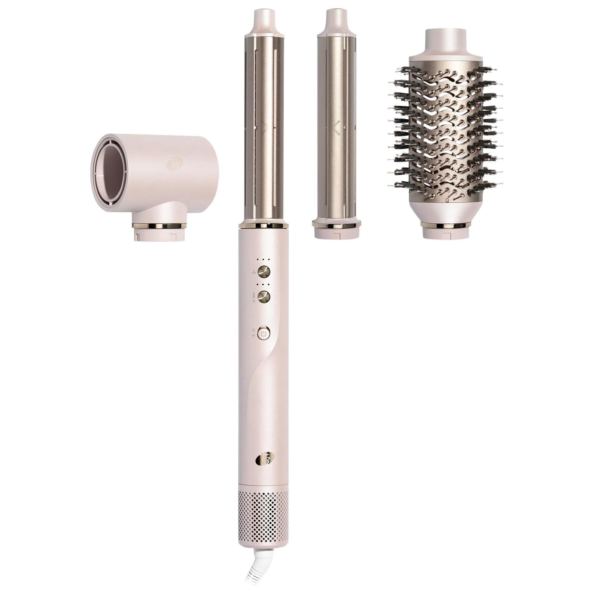 T3 Aire 360 Ceramic Air Styler Blowout Kit - Effortless Blowout Curls with Zero Heat Damage